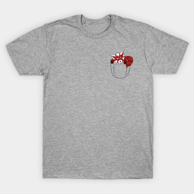 Red Panda Pocket T-Shirt by RedPandaTees